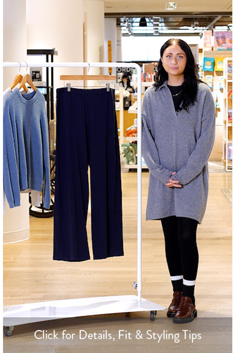 Slit Hem Straight Leg Pants video