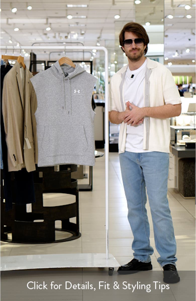 Icon Fleece Sleeveless Hoodie, sales video thumbnail