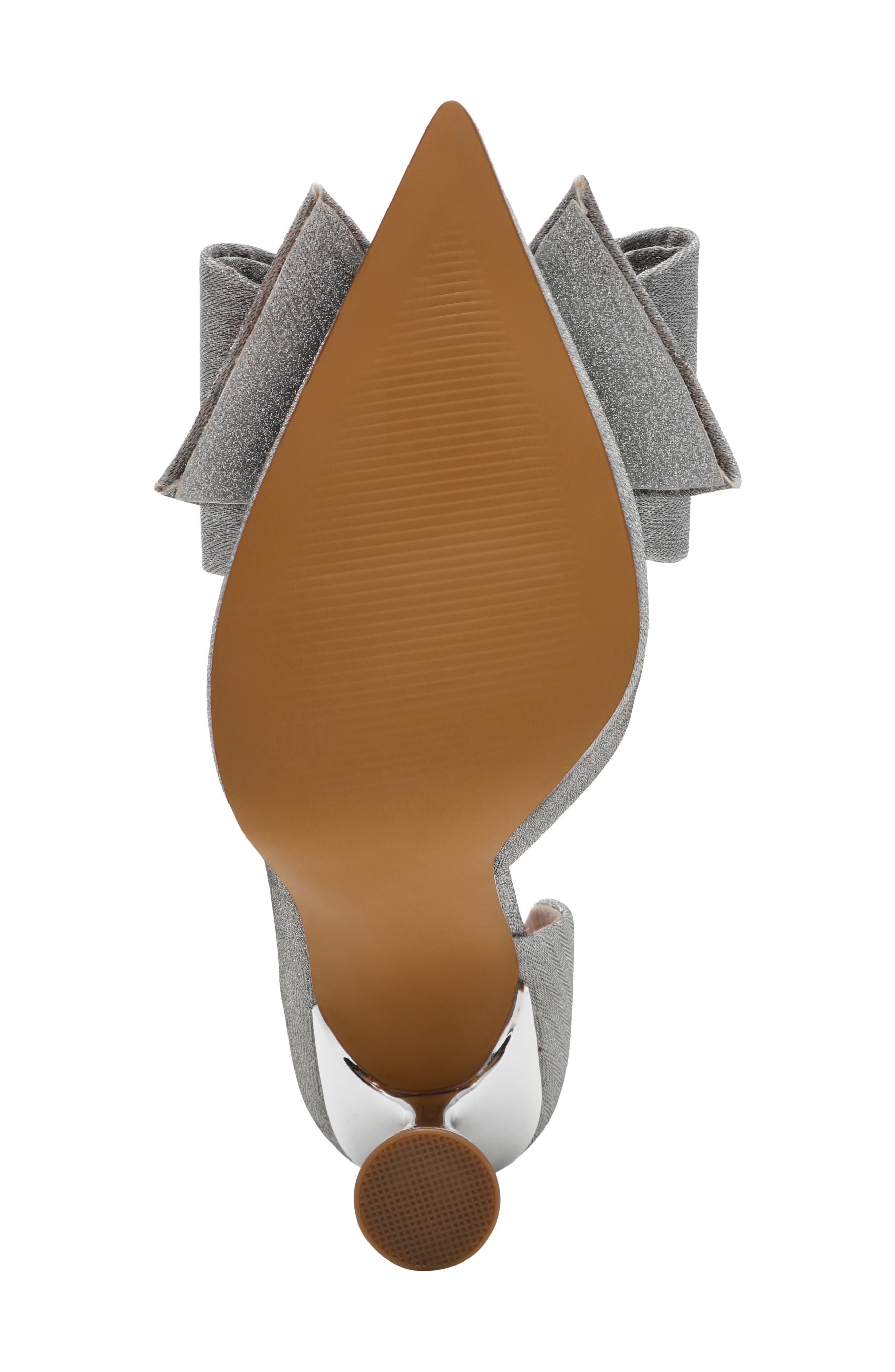 Betsey Johnson Kyliee Half d
Orsay Pointed Toe Pump, Alternate, color, Silver