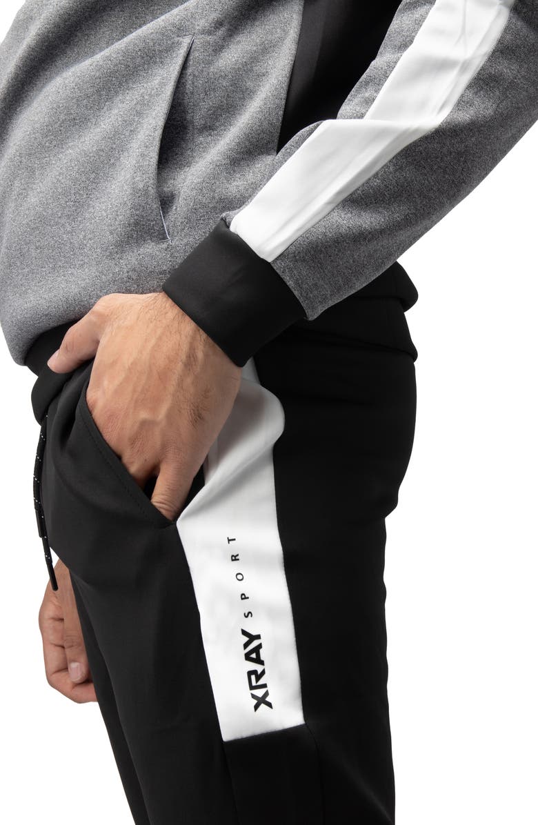 XRAY Colorblock Pullover Hoodie & Joggers, Alternate, color, 