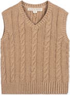 Hope & Henry Baby Organic Cable Knit Sweater Vest