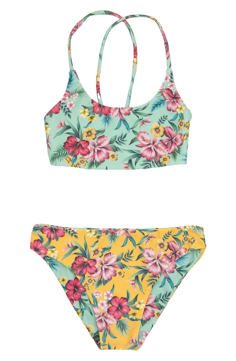 Feather 4 Arrow Kids' Waverly Reversible Two-Piece Swimsuit, Alternate, color, 