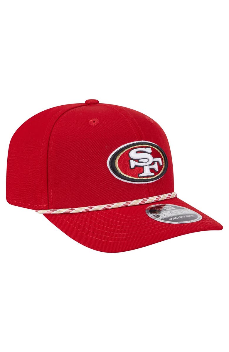 New Era Men's New Era Scarlet San Francisco 49ers Gameday Multi Rope 9SEVENTY Stretch-Snap Hat, Alternate, color, Scarlet