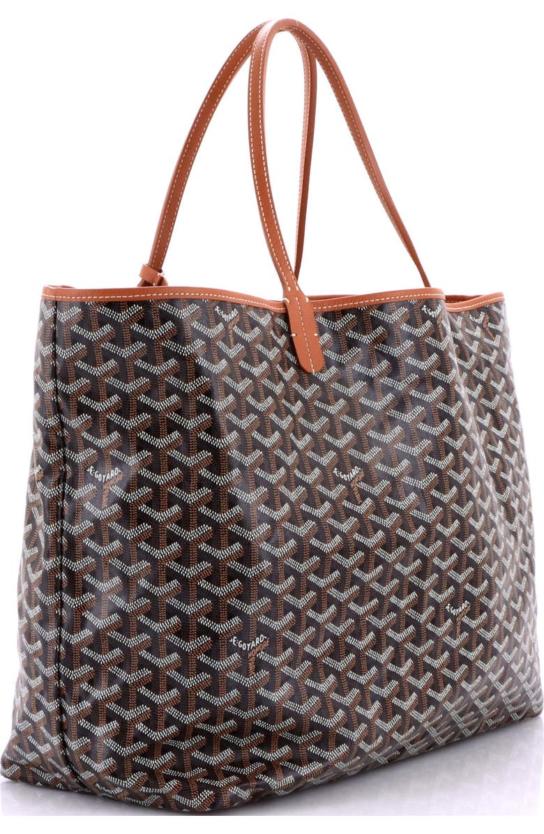 Pre-Owned Goyard Saint Louis Tote Coated Canvas GM, Alternate, color, Brown