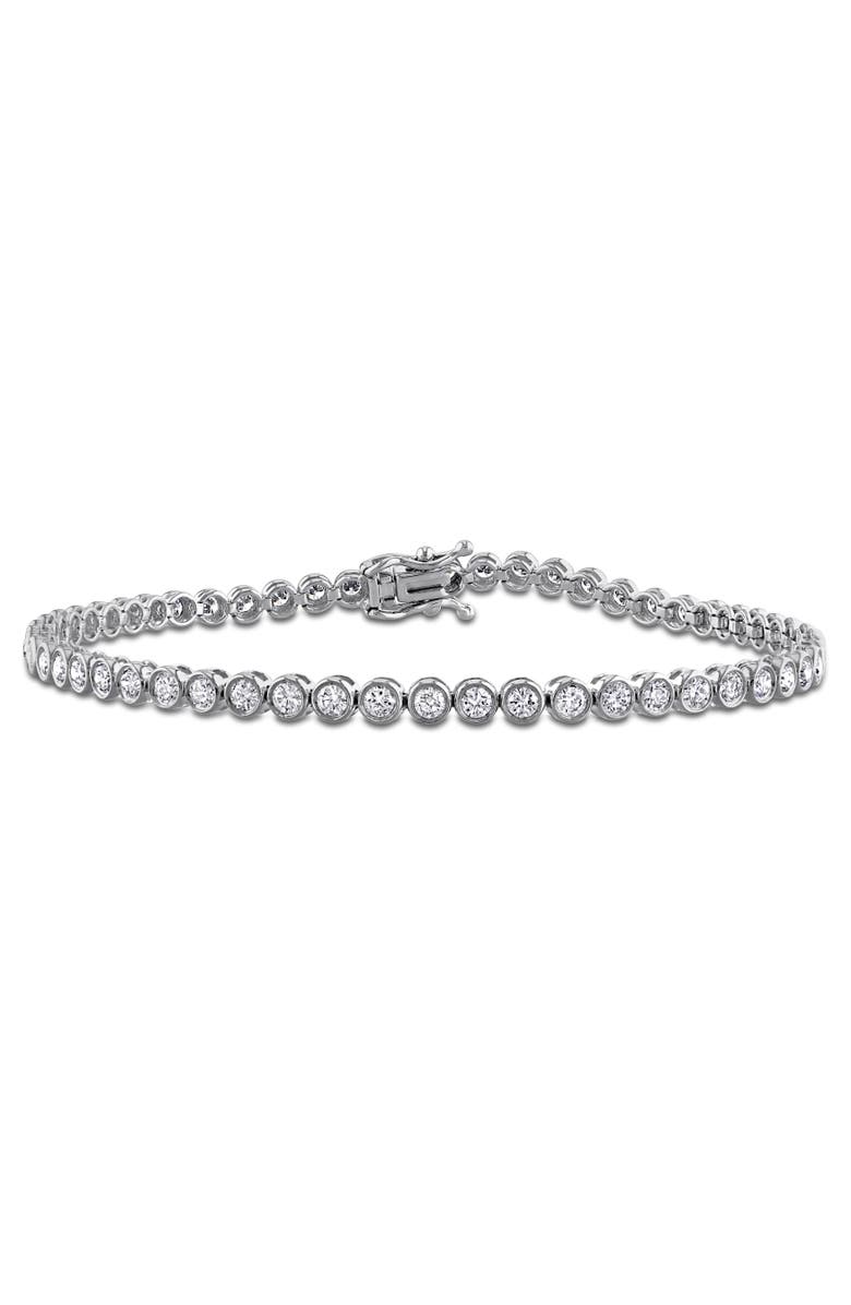 Julianna B. 2ct. t.w. Lab-Grown Diamond Tennis Bracelet 14k, Main, color, White Gold
