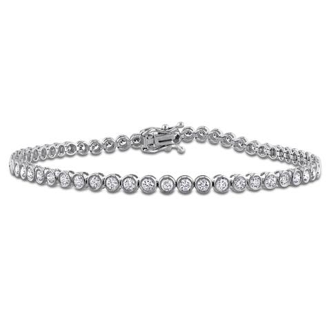 2ct. t.w. Lab-Grown Diamond Tennis Bracelet 14k