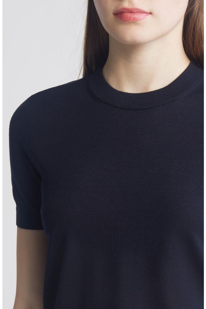 Falyssiasi Wool T-Shirt Sweater, Alternate, color, DK BU