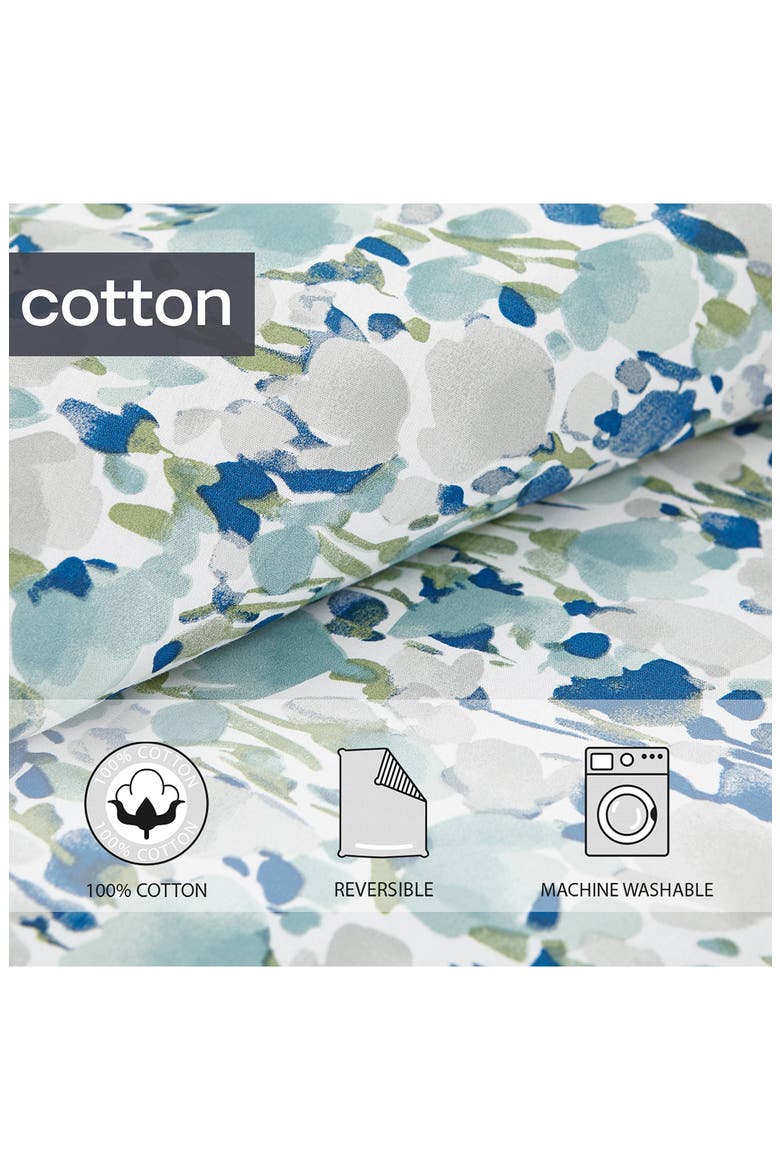 Olivia Cotton Comforter & Shams Set, Alternate, color, BLUE