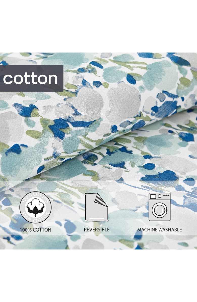 POPPY AND FRITZ Olivia Cotton Comforter & Shams Set, Alternate, color, Blue