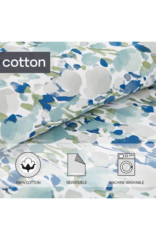Poppy & Fritz Poppy And Fritz Olivia Cotton Comforter & Shams Set In Blue