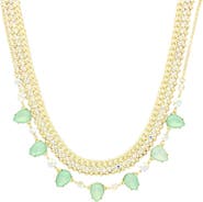 OLIVIA WELLES Madia Stone Necklace