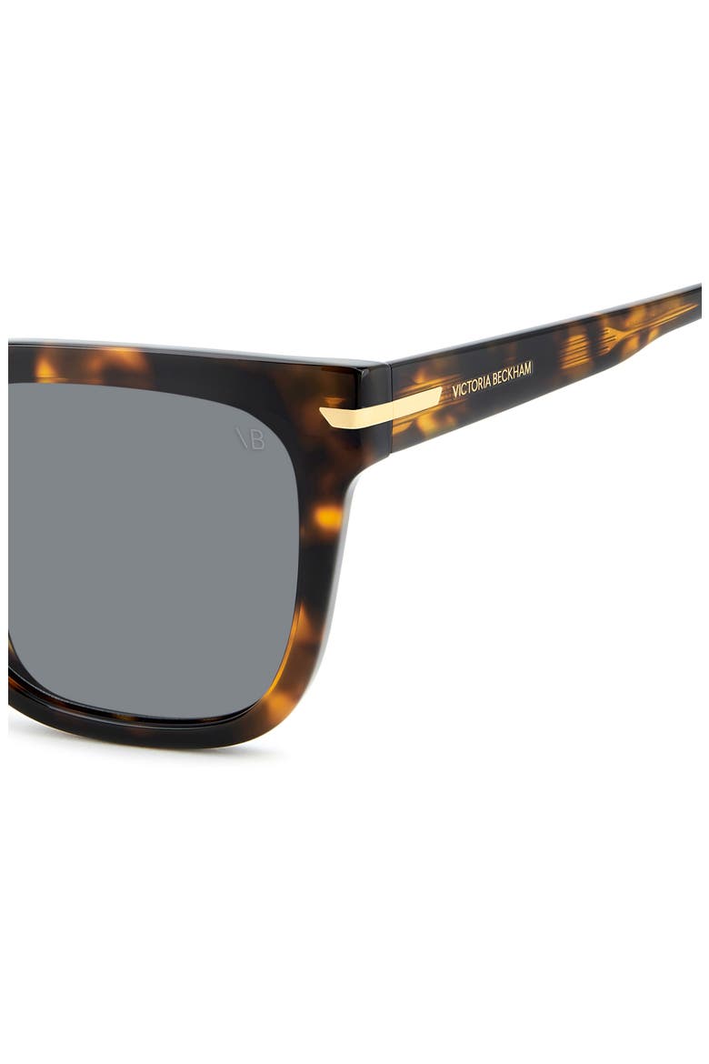 53mm Square Sunglasses, Alternate, color, BROWN HAVANA/ GREY