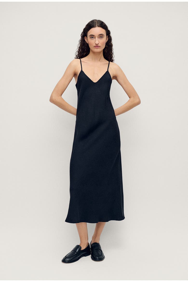 90s slip dresses Ripple Silk Midi Dress Small Cut on the bias to a regular fit and a mid length hemline. Dakota Johnson Proves The '90s