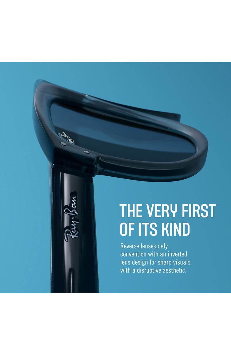 Ray-Ban Boyfriend Reverse 56mm Square Sunglasses, Alternate, color,