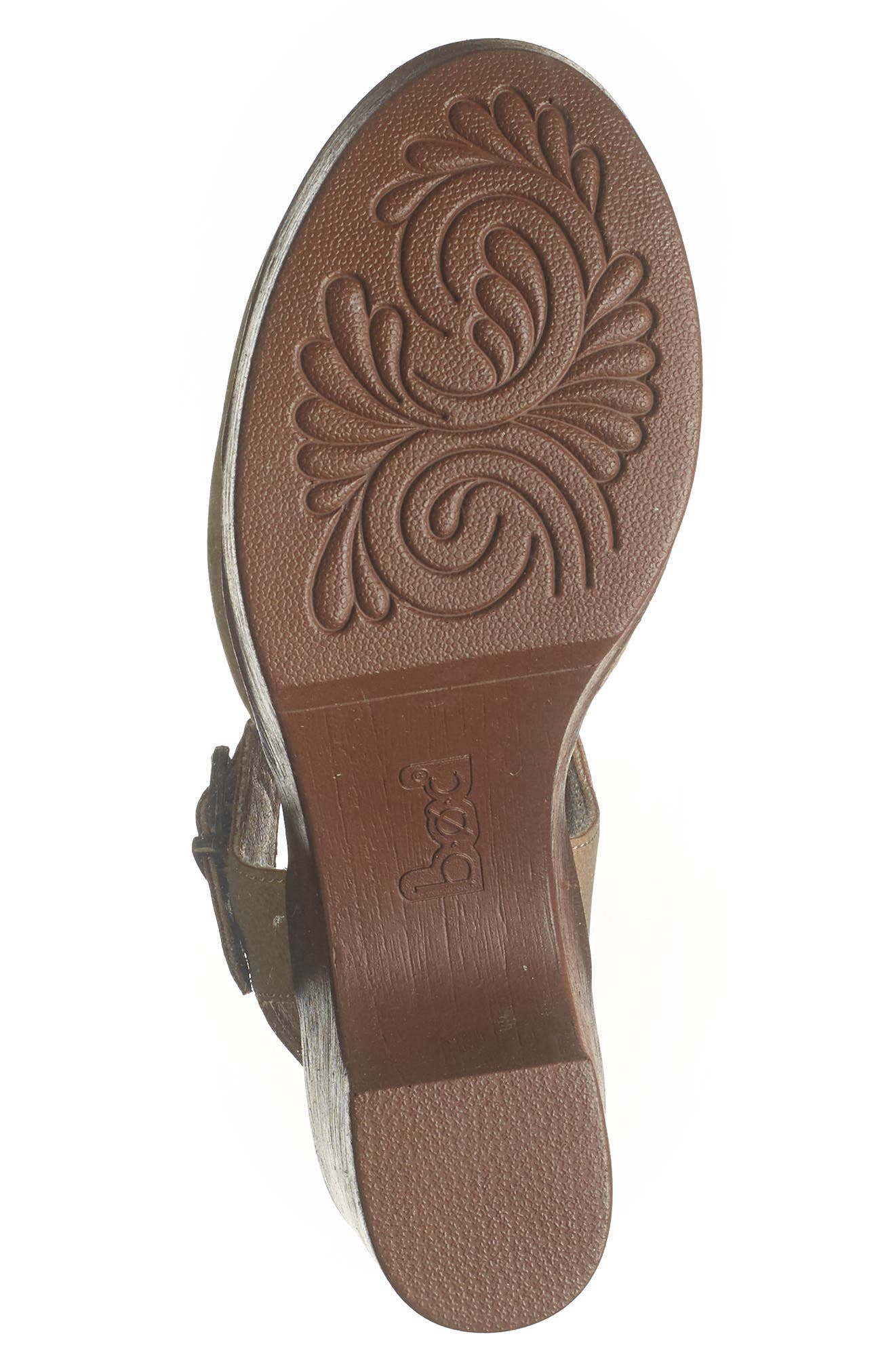 Natasha Clog Platform Pump, Alternate, color, NATURAL
