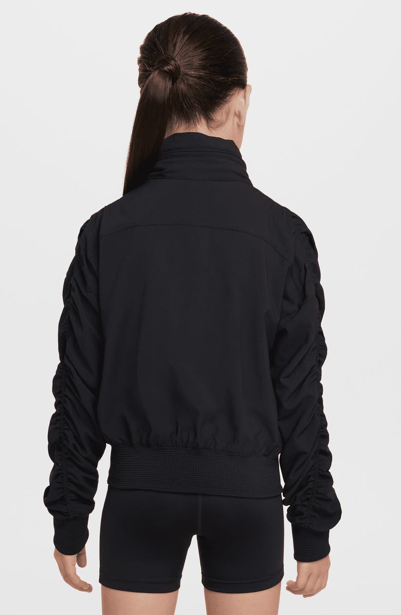 Nike Kids' Dri-FIT Jacket, Alternate, color, Black/ White