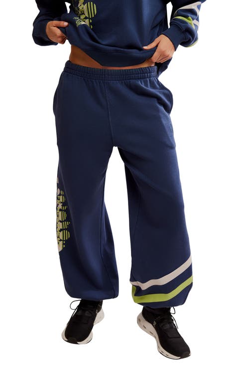 FP Movement All Star Oversize Graphic Joggers