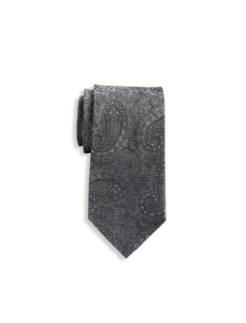 Big & Tall Tonal Paisley Silk Tie