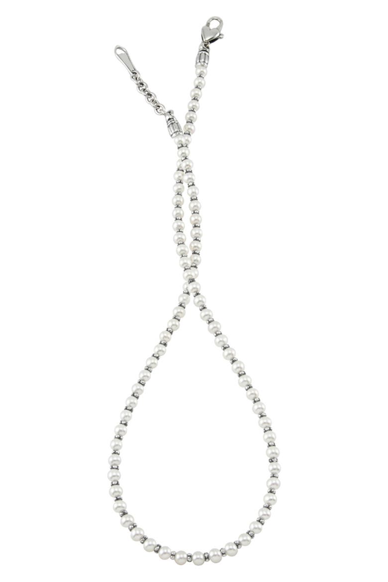 Kids' Kinder Cultured Pearl Necklace, Alternate, color, STERLING SILVER