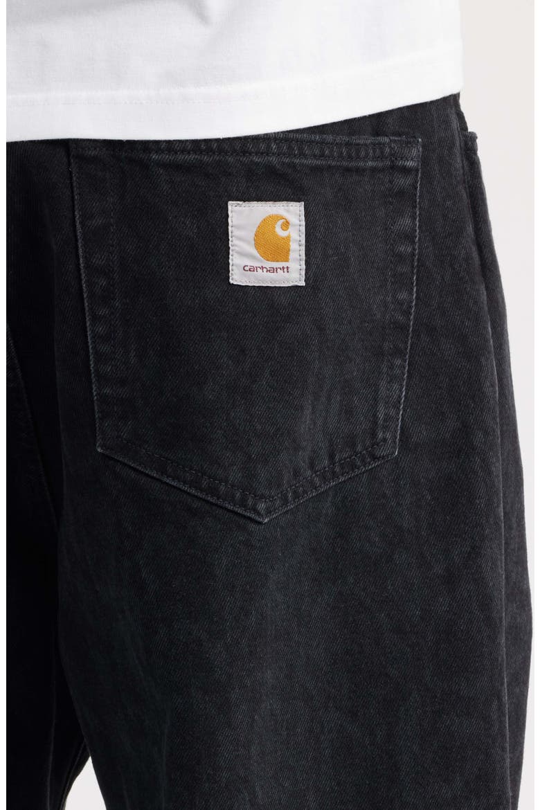 Landon Snakeskin Print Wide Leg Jeans, Alternate, color, SNAKE CAMO, BLACK (HEAVY STONE