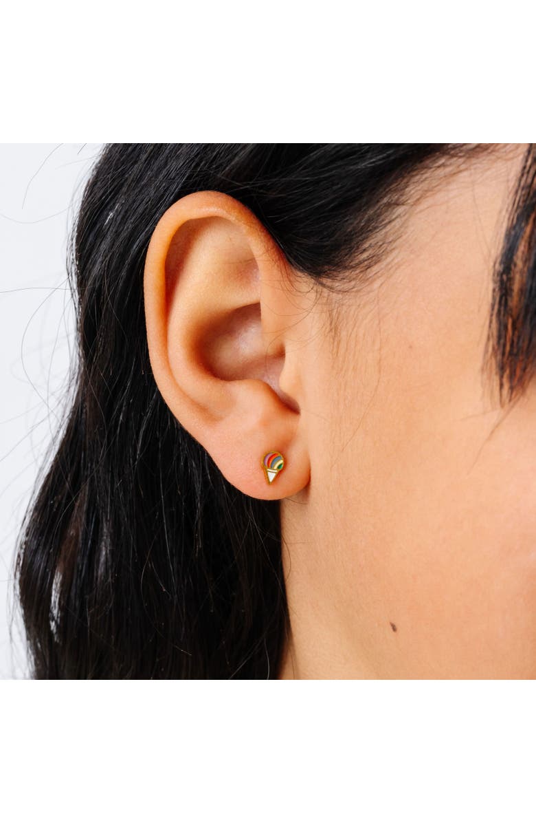 Pip Pop Snowcone Stud Earrings, Alternate, color, Multi