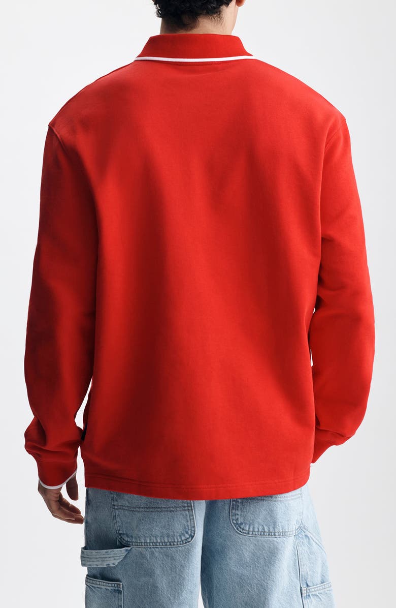 Brooklyn Industries Logo Embroidered Sweatshirt, Alternate, color, Goji Berry