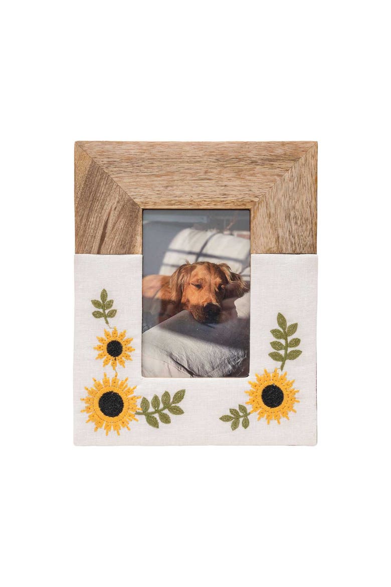 4x6 Sunflower Photo Picture Frame, Main, color, Yellow
