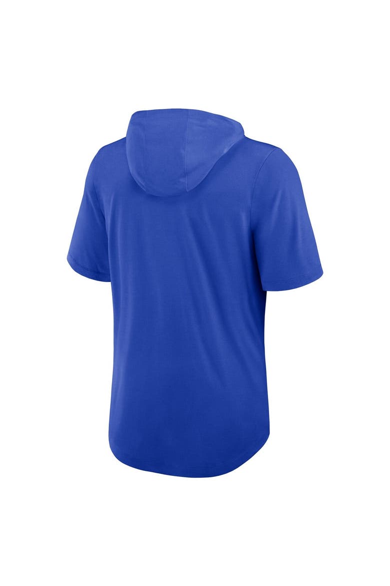 Men's Nike Royal Los Angeles Rams Lockup Tri-Blend Hoodie T-Shirt, Alternate, color, Royal