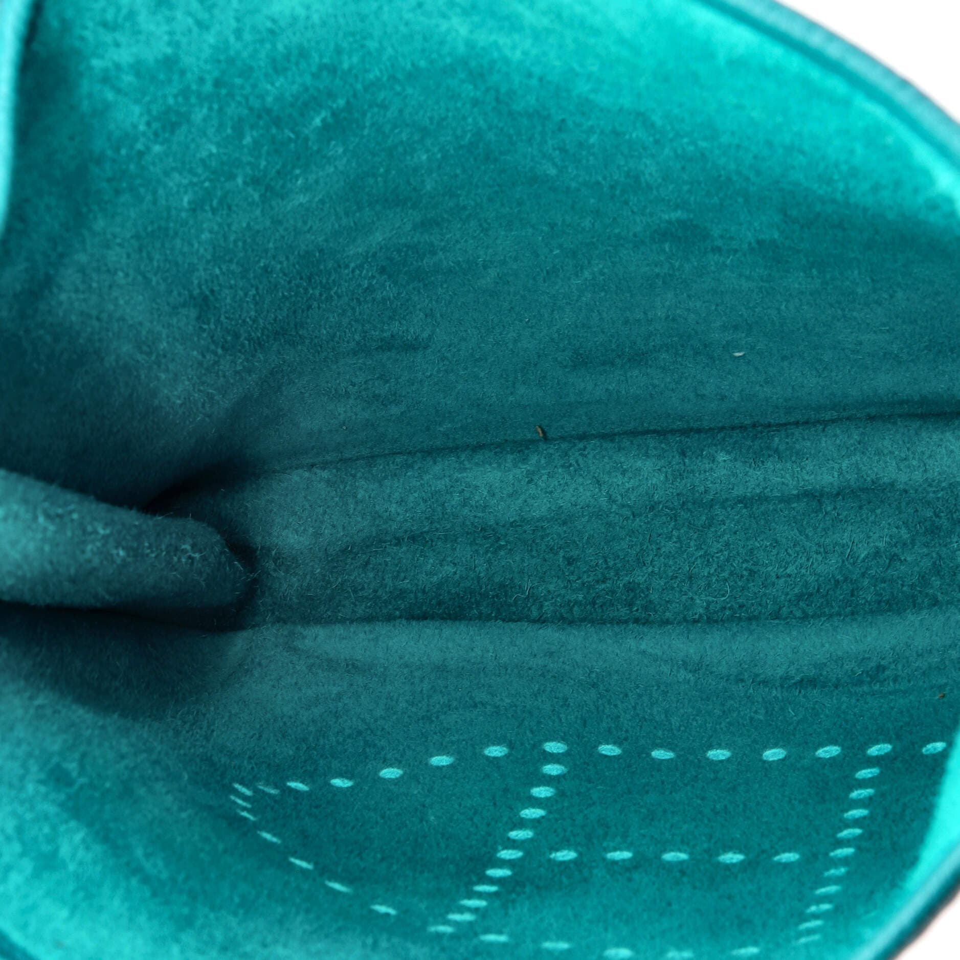 Pre-Owned Hermes Evelyne Bag Gen III Clemence PM, Alternate, color, Bleu Izmir