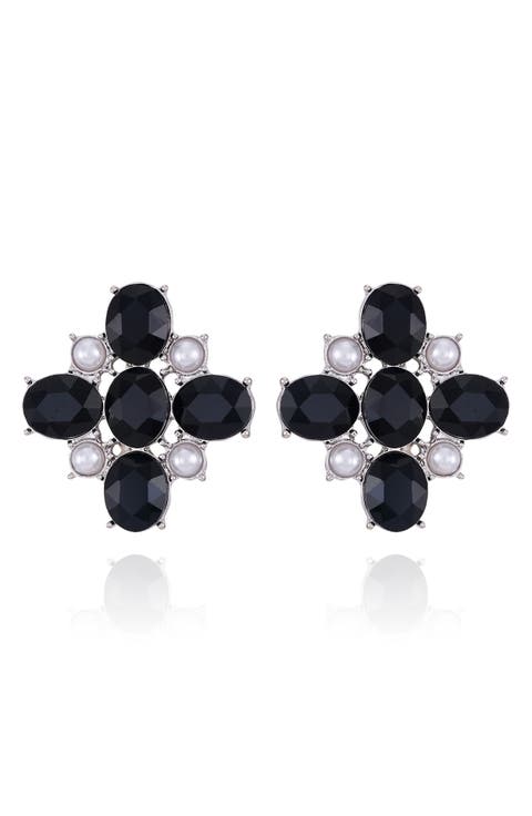 Crystal Clip-On Earrings