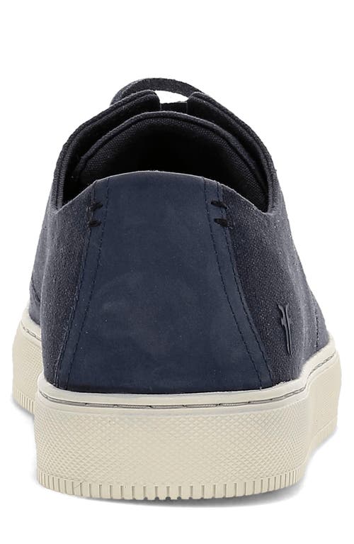 Frye Astor Cap Toe Low Top Sneaker In Indigo