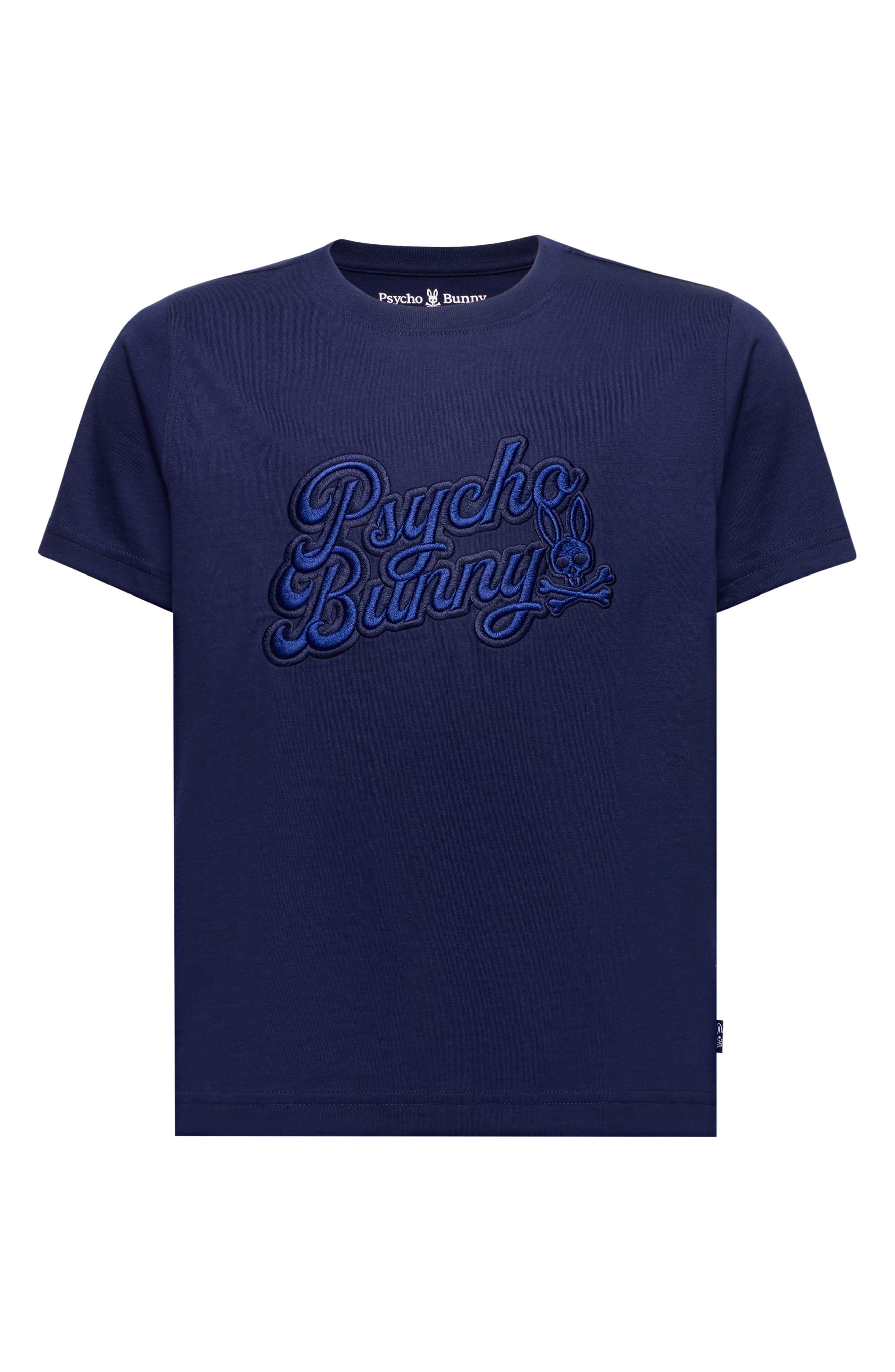 Psycho Bunny Kids' Elias Cotton Graphic T-Shirt