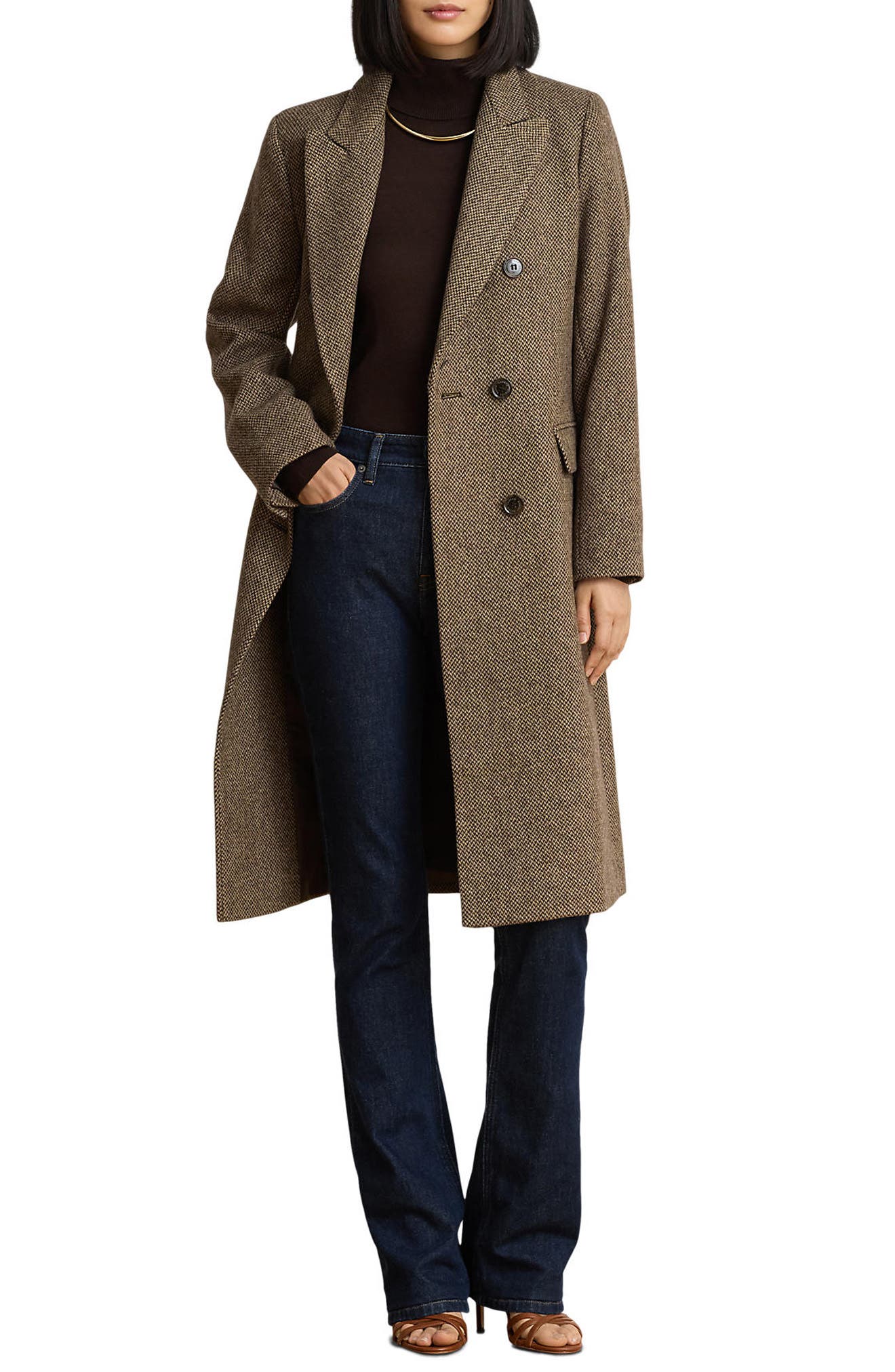 BROWN BROKEN TWILL