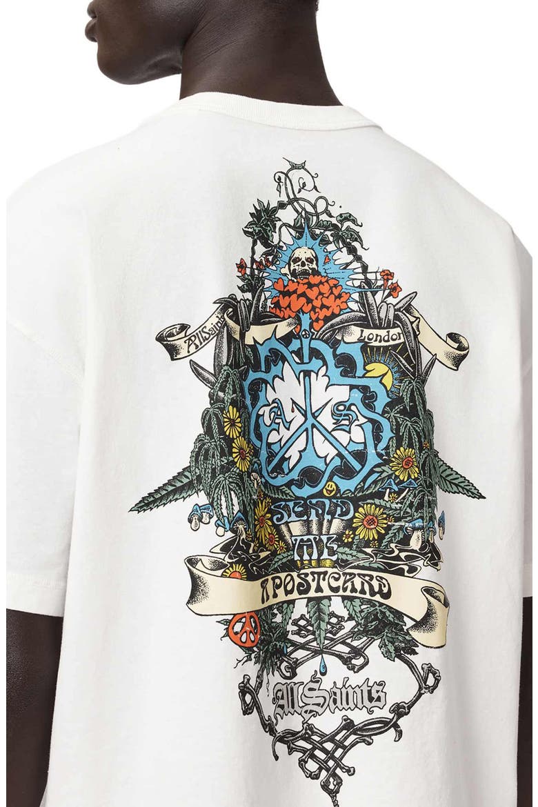 Saviour Crewneck Graphic T-Shirt, Alternate, color, CHALK WHITE