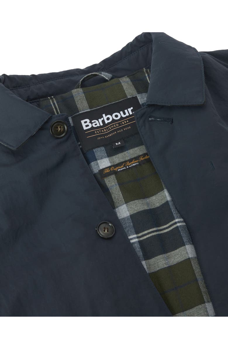 Barbour Wadded Lorden Waterproof Jacket, Alternate, color, Dark Navy