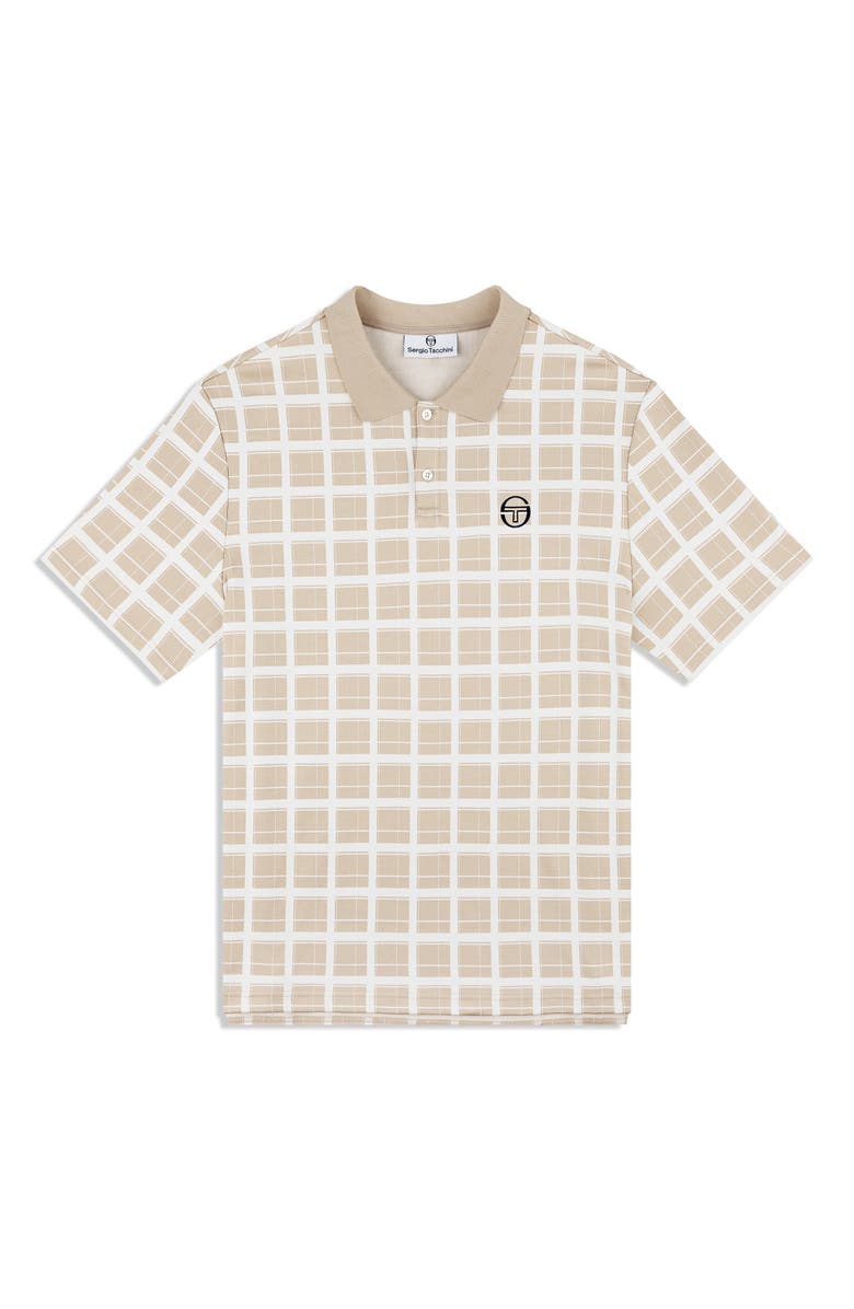 Sergio Tacchini Damarindo Check Polo, Alternate, color, Humus