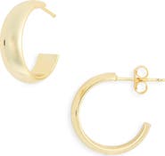 ARGENTO VIVO Ribbon Huggie Hoop Earrings
