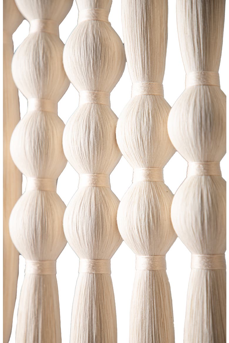 Mitla Mini Tapestry, Alternate, color, White