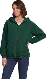 Lands' End Petite Anyweather RainDefense Fleece Full Zip Jacket