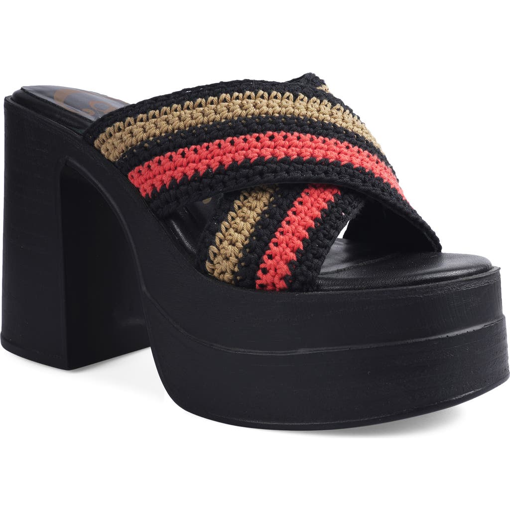 Candies Candie's Erismar Platform Sandal In Black