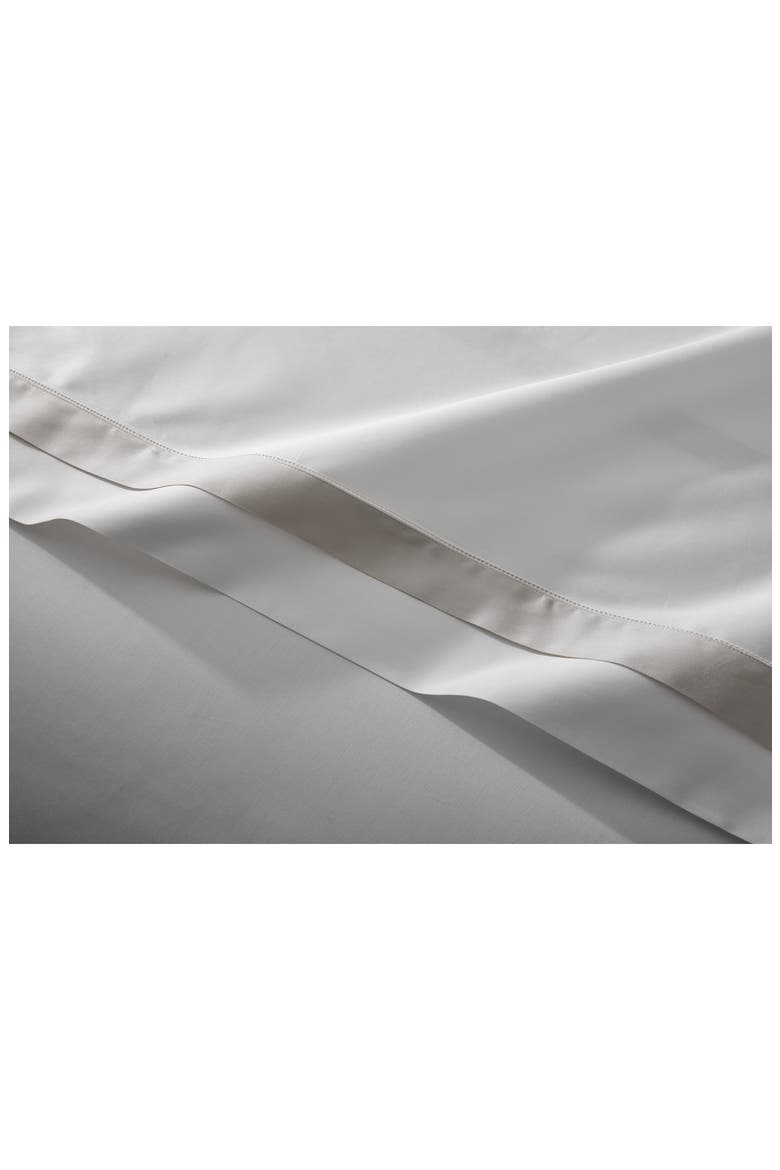 Ambrose Duvet Cover, Alternate, color, BONE/ SILVER