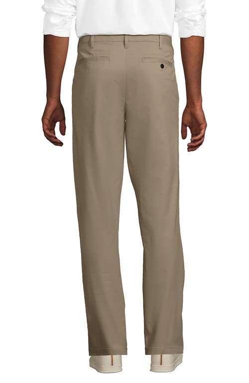 Lands' End Travel Kit Comfort Waist Athletic Fit Chino Pant In Green