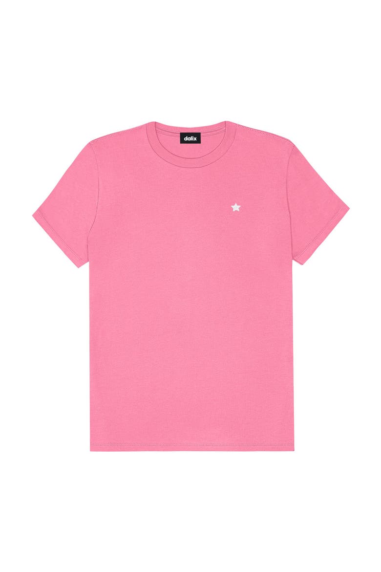 Womens Lil Star Lightweight Jersey Tee, Alternate, color, Charity Pink