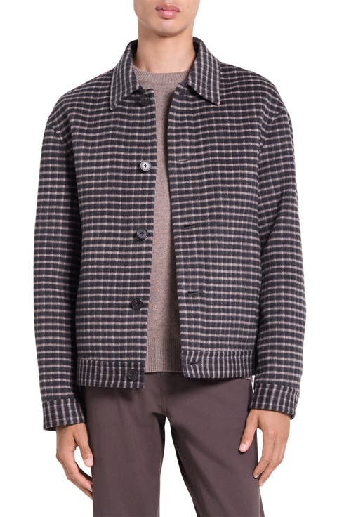 Wool & Cashmere Shirt Jacket