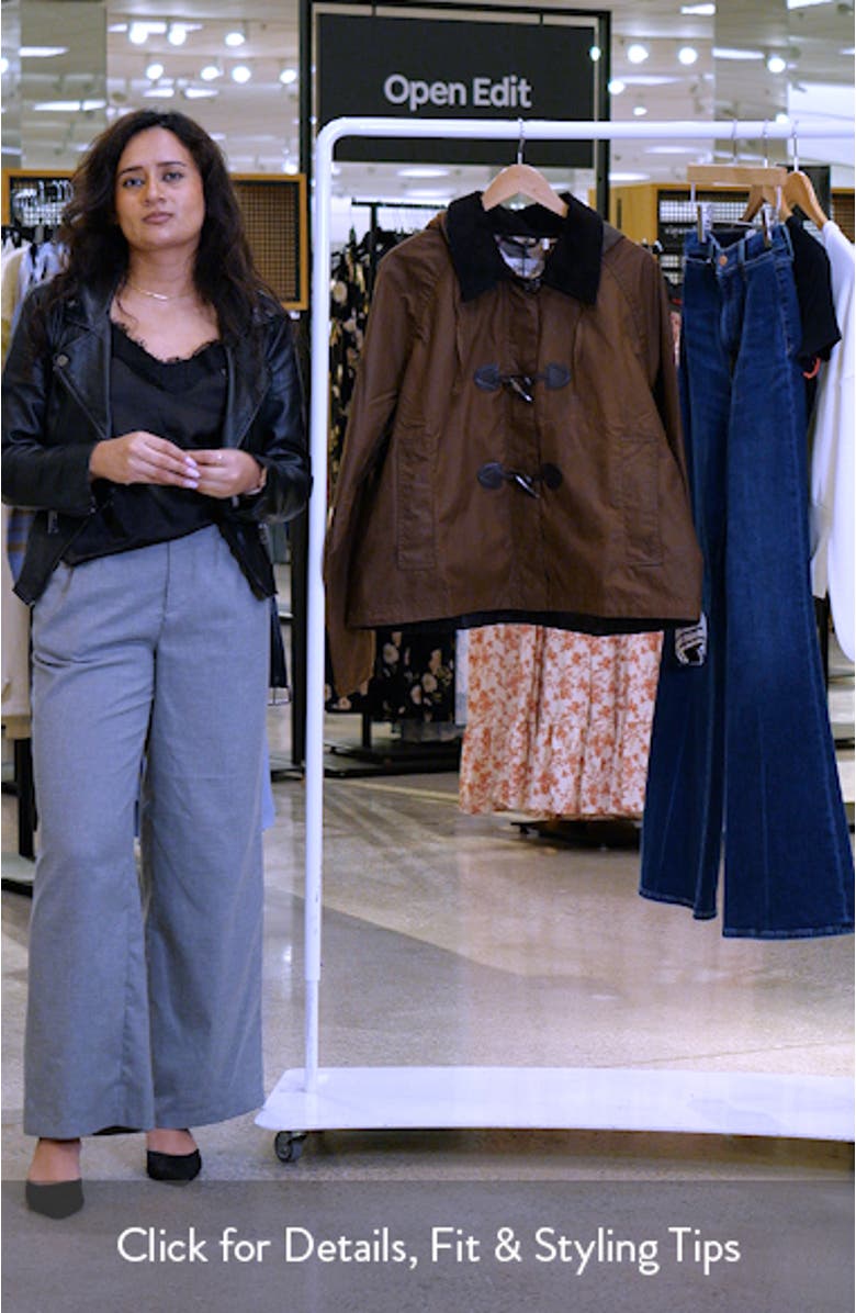 Myra Water Repellent Waxed Cotton Jacket, sales video thumbnail