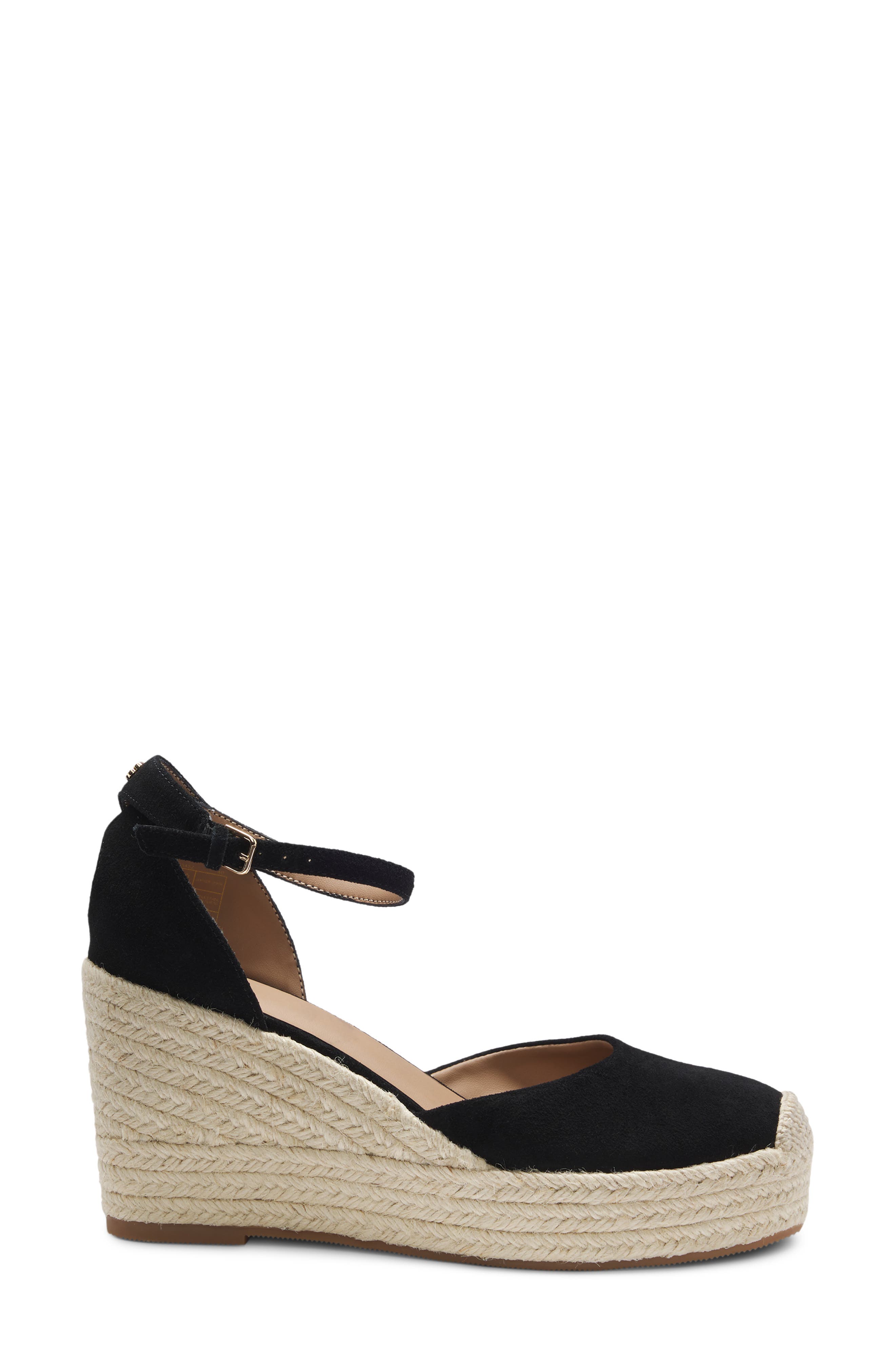BOSS Madeira Espadrille Platform Wedge Pump, Alternate, color, Black