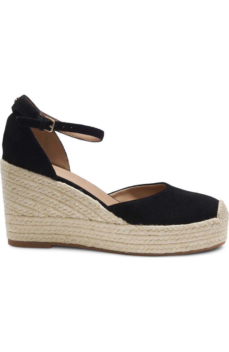BOSS Madeira Espadrille Platform Wedge Pump, Alternate, color, Black