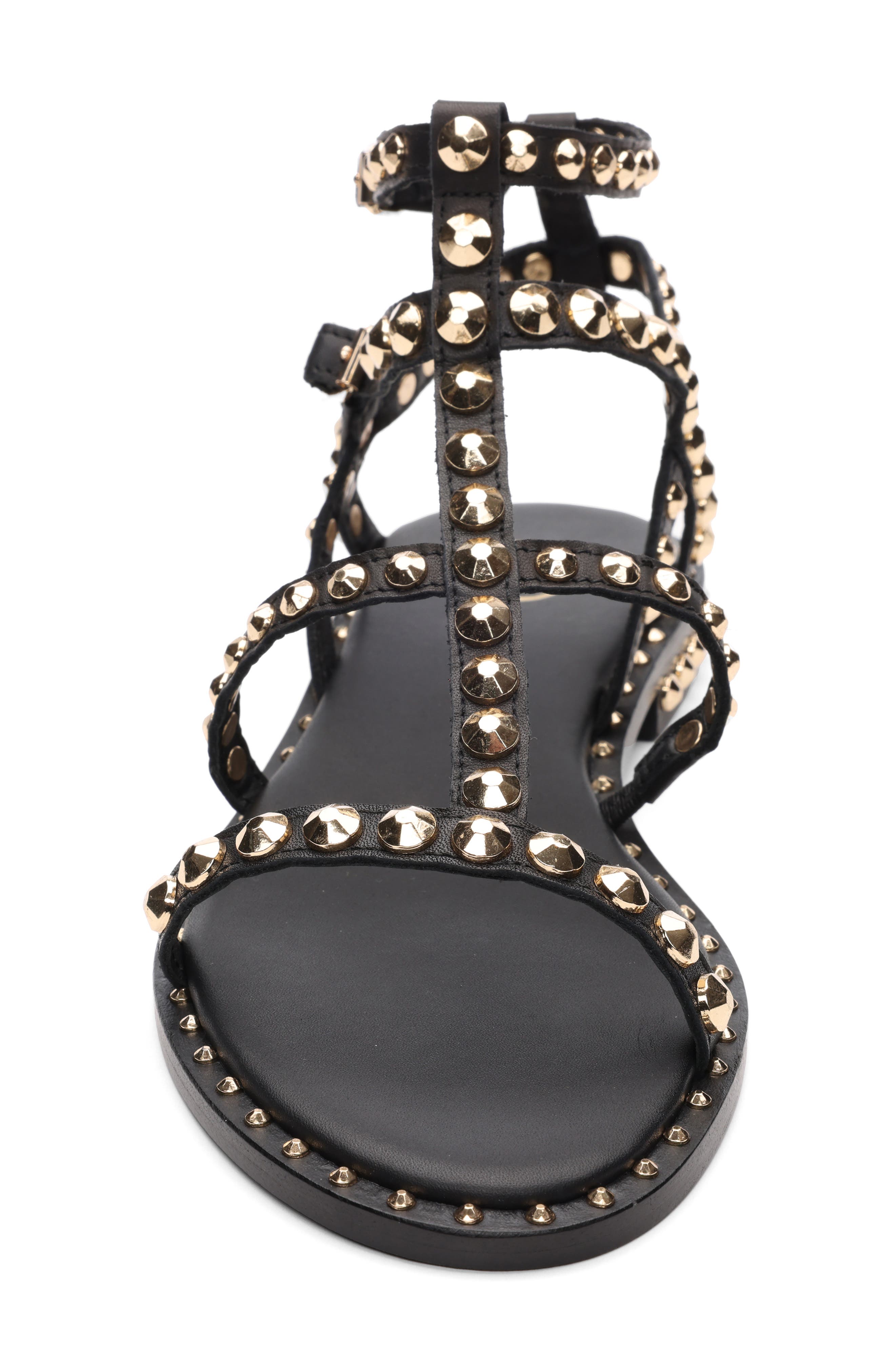 Precious Gladiator Sandal, Alternate, color, BLACK