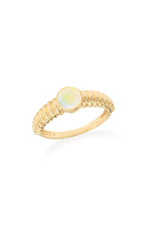 Ethiopian Opal Ring