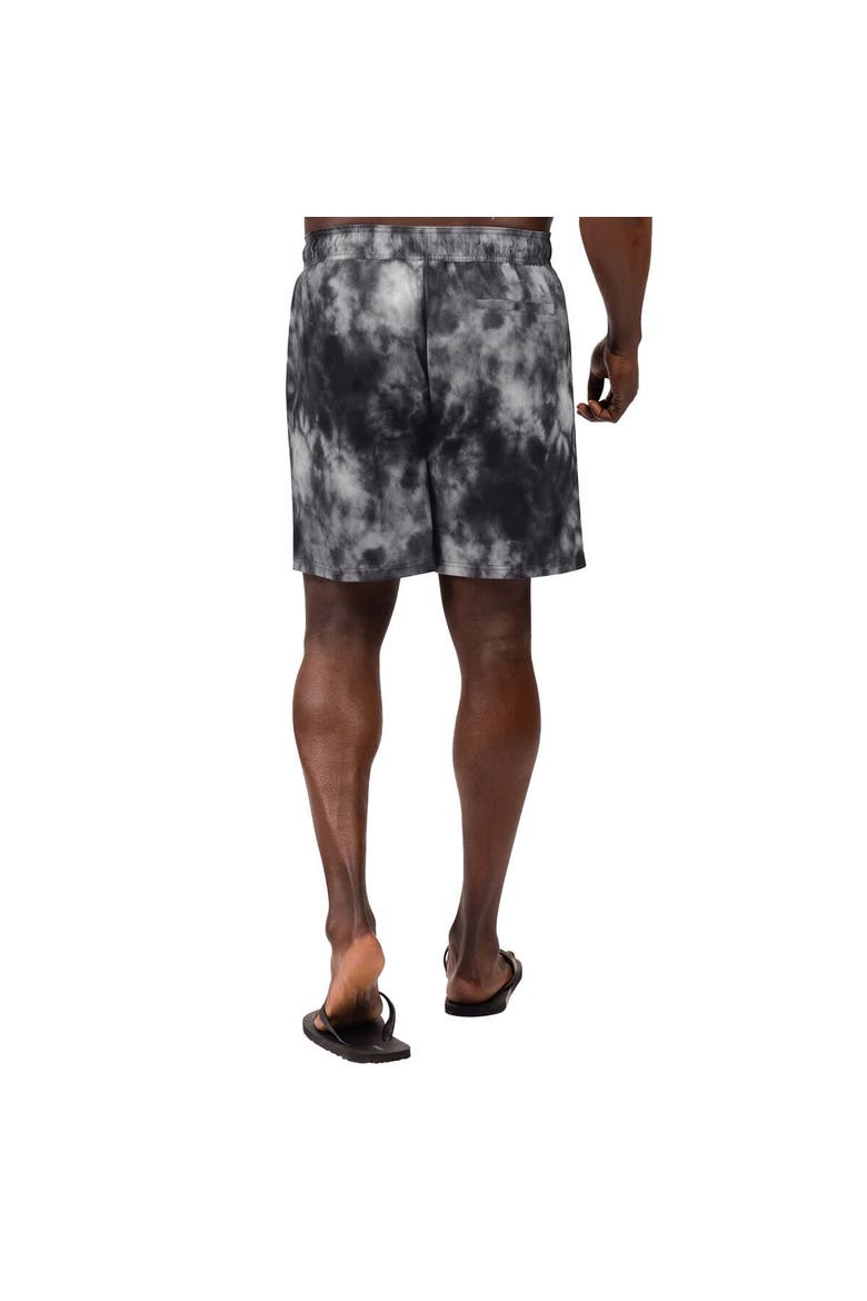 Men's G-III Sports by Carl Banks  Black Las Vegas Raiders Change Up Volley Swim Trunks, Alternate, color, Black